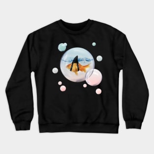 Goldfish with a Shark Fin - Brilliant Disguise Crewneck Sweatshirt